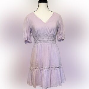 Lush lavender dress.